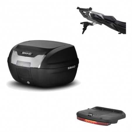 SHAD Baul trasero + herraje montaje luz de freno SH40 SH 40 2011 KIT-178256