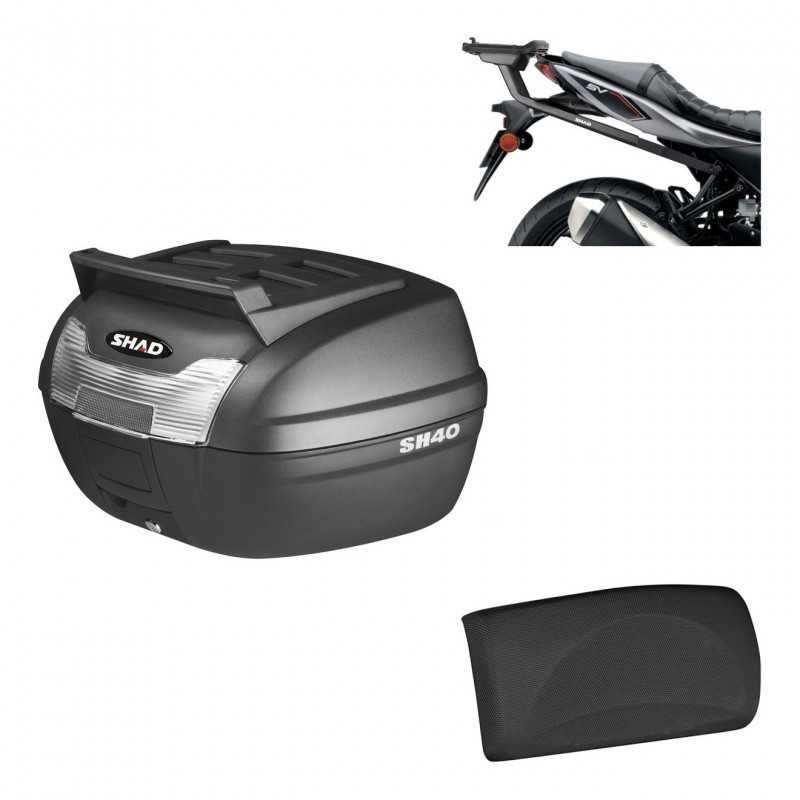 Back trunk + big top fitting + passenger support 