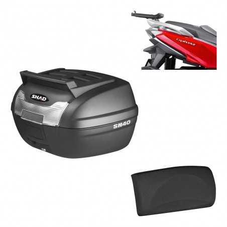 SHAD Baul trasero + herraje montaje respaldo de pasajero KIT-178509