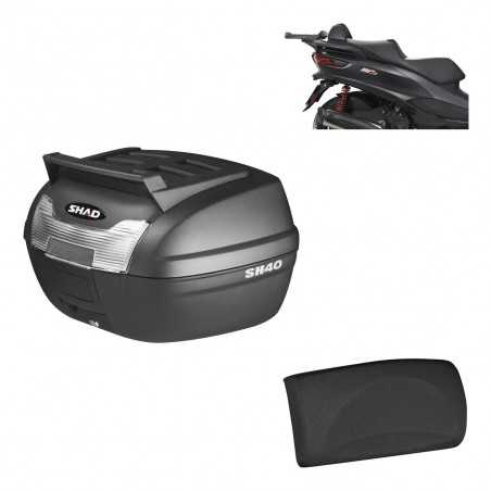 Back trunk + big top fitting + passenger support 