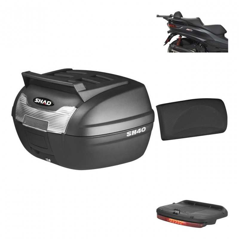 Rear trunk + mounting hardware + accessories 