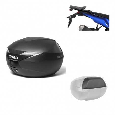 SHAD Baul trasero + herraje montaje respaldo de pasajero SH39 SH 39 KIT-178165