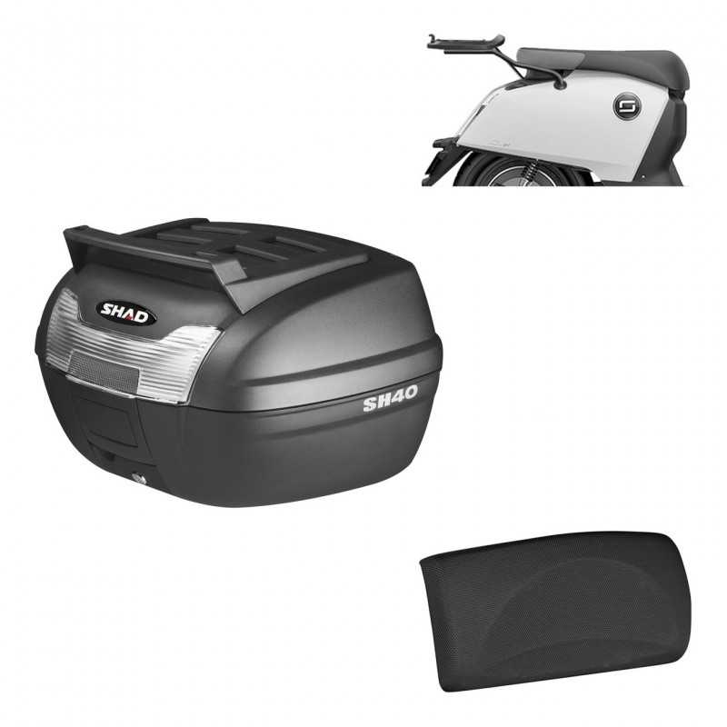 Back trunk + top fitting + passenger support 