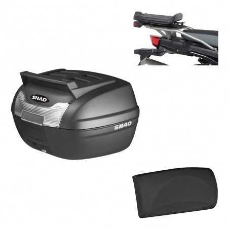 Back trunk + big top fitting + passenger support 