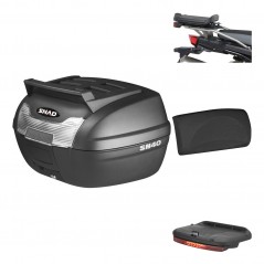 Rear trunk + mounting hardware + accessories 