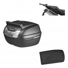SHAD Baul trasero + herraje montaje respaldo de pasajero KIT-178369