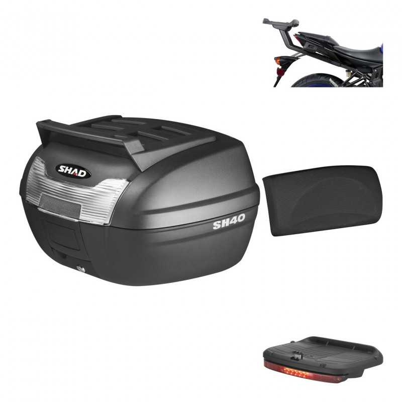 Rear trunk + mounting hardware + accessories 