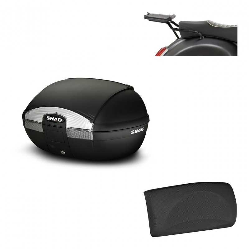 SHAD Baul trasero + herraje montaje respaldo de pasajero SH45 SH 45 KIT-178826