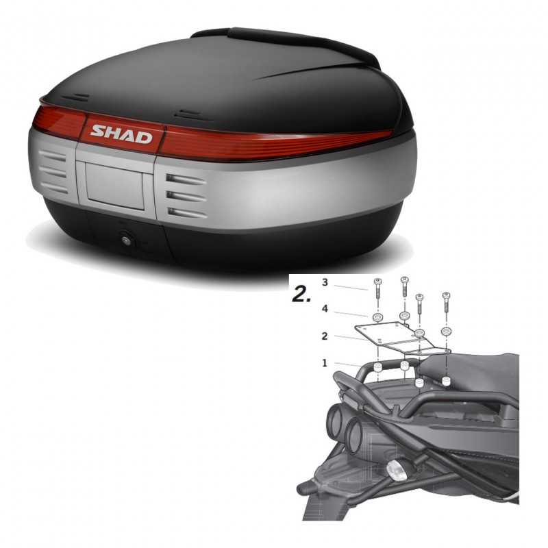 SHAD Baul trasero + herraje montaje SH50 SH 50 KIT-178878