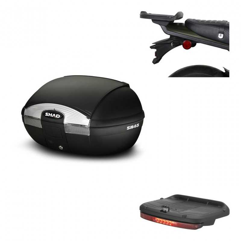 SHAD Baul trasero + herraje montaje luz de freno SH45 SH 45 KIT-178631