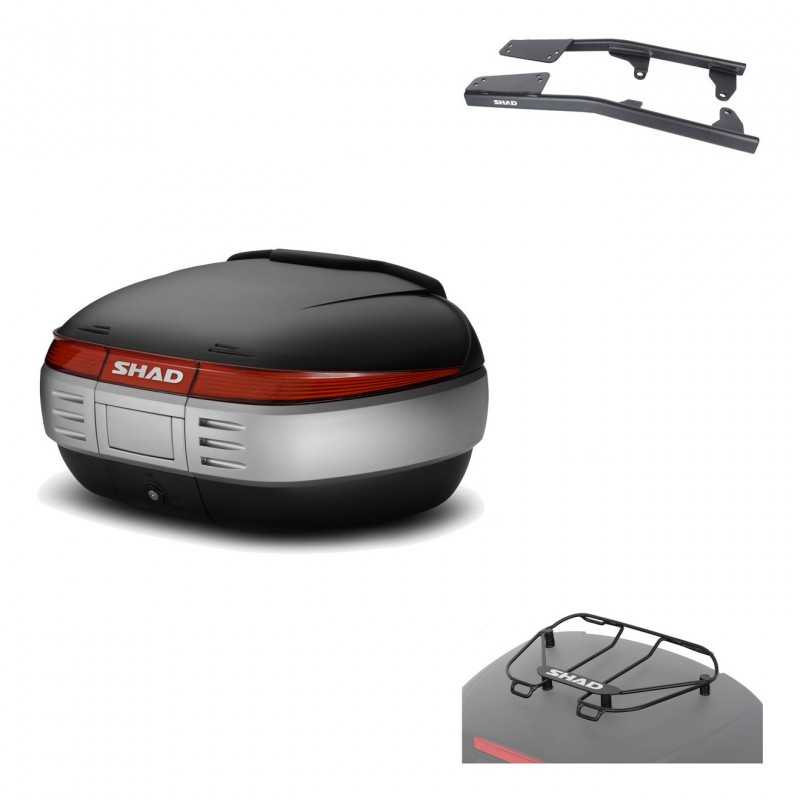 SHAD Baul trasero + herraje montaje parrilla portabultos superior SH50 SH 50 KIT-178932