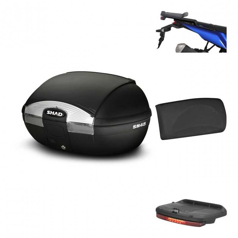 Rear trunk + mounting hardware + accessories  SH45 SH 45