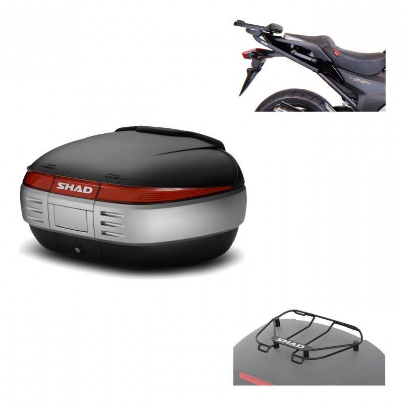 SHAD Baul trasero + herraje montaje parrilla portabultos superior SH50 SH 50 KIT-178937