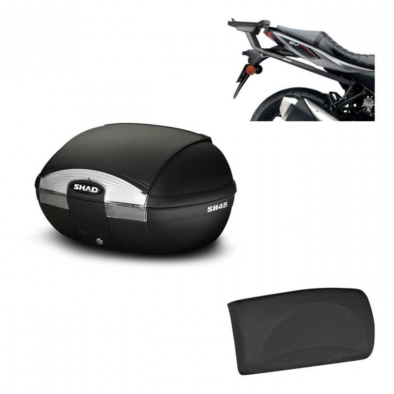 SHAD Baul trasero + herraje montaje respaldo de pasajero SH45 SH 45 KIT-178642