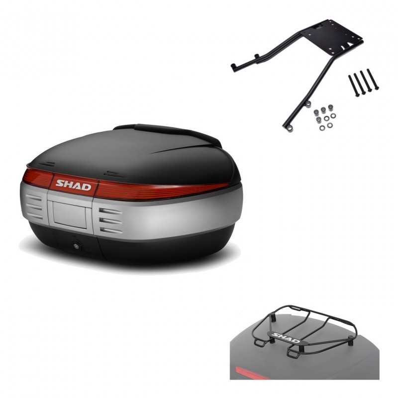 SHAD Baul trasero + herraje montaje parrilla portabultos superior SH50 SH 50 KIT-178897