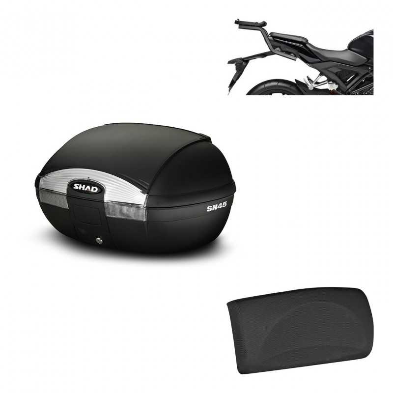 SHAD Baul trasero + herraje montaje respaldo de pasajero SH45 SH 45 KIT-178846