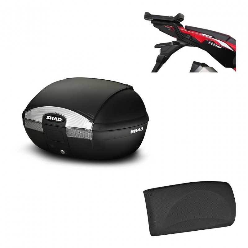 SHAD Baul trasero + herraje montaje respaldo de pasajero SH45 SH 45 KIT-178802