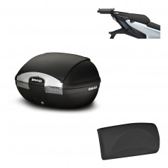 SHAD Baul trasero + herraje montaje respaldo de pasajero SH45 SH 45 KIT-178706