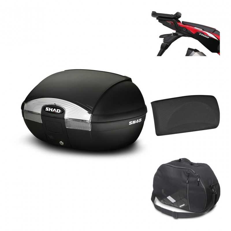 Rear trunk + mounting hardware + accessories  SH45 SH 45