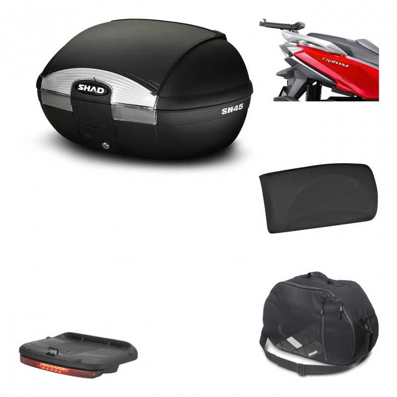 Rear trunk + mounting hardware + accessories  SH45 SH 45