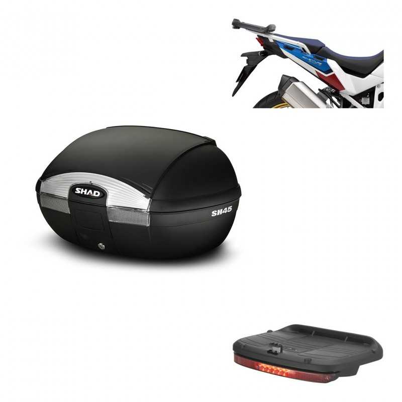 SHAD Baul trasero + herraje montaje luz de freno SH45 SH 45 KIT-178807
