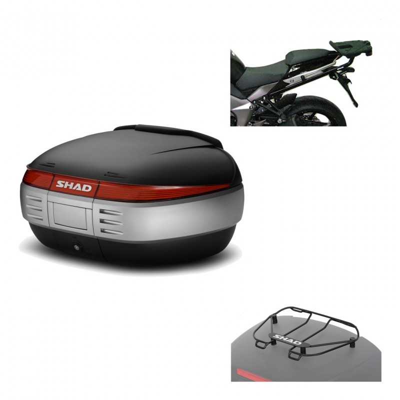 SHAD Baul trasero + herraje montaje parrilla portabultos superior SH50 SH 50 KIT-179069
