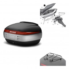 SHAD Baul trasero + herraje montaje parrilla portabultos superior SH50 SH 50 KIT-179011