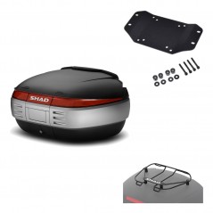 SHAD Baul trasero + herraje montaje parrilla portabultos superior SH50 SH 50 KIT-179016