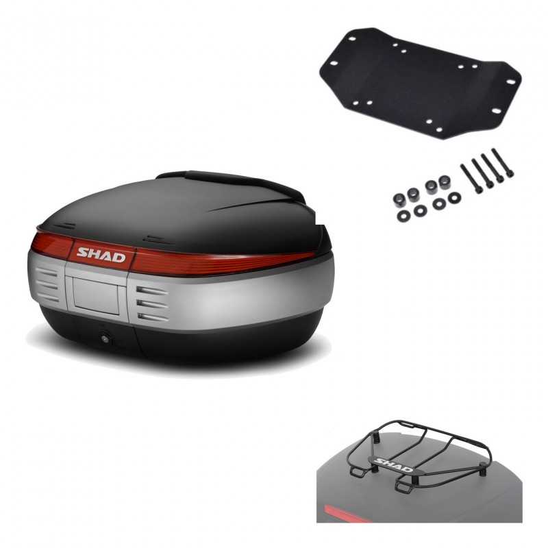 SHAD Baul trasero + herraje montaje parrilla portabultos superior SH50 SH 50 KIT-179016