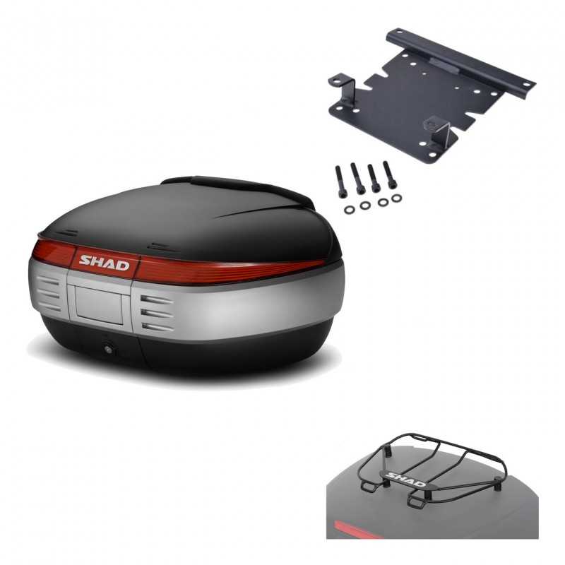 SHAD Baul trasero + herraje montaje parrilla portabultos superior SH50 SH 50 KIT-179224