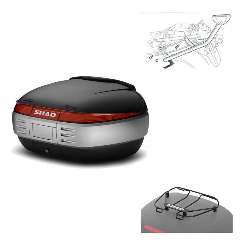 SHAD Baul trasero + herraje montaje parrilla portabultos superior SH50 SH 50 KIT-179126