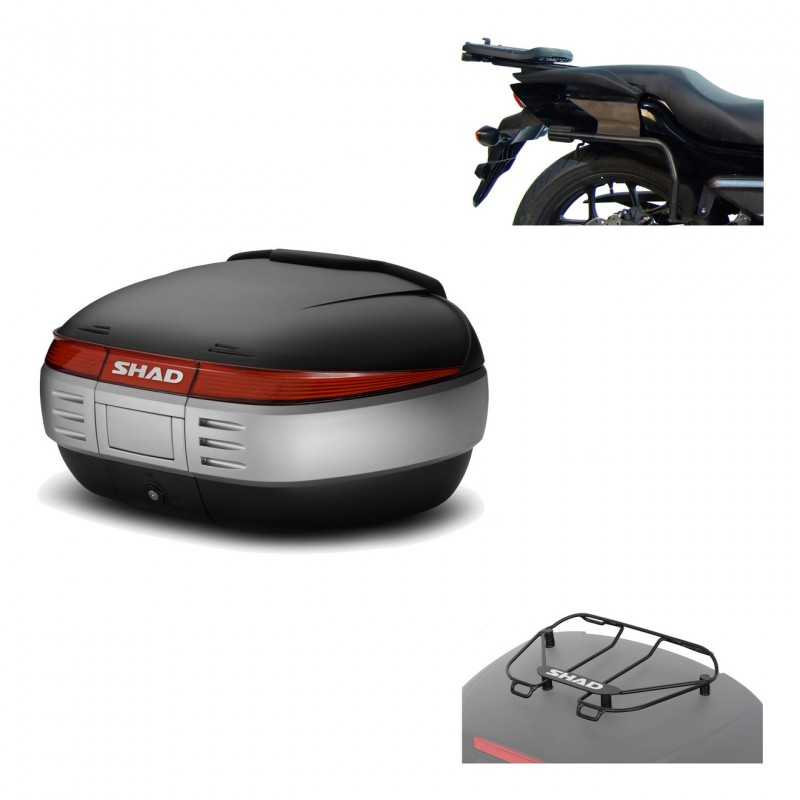 SHAD Baul trasero + herraje montaje parrilla portabultos superior SH50 SH 50 KIT-179378