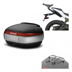 SHAD Baul trasero + herraje montaje parrilla portabultos superior SH50 SH 50 KIT-179480