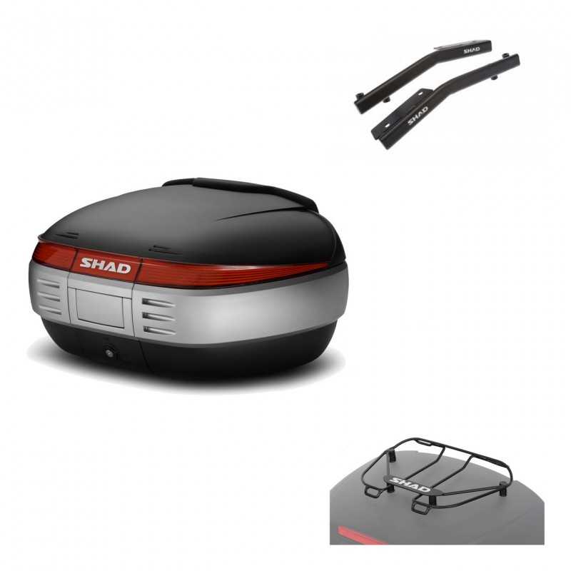 SHAD Baul trasero + herraje montaje parrilla portabultos superior SH50 SH 50 KIT-179244
