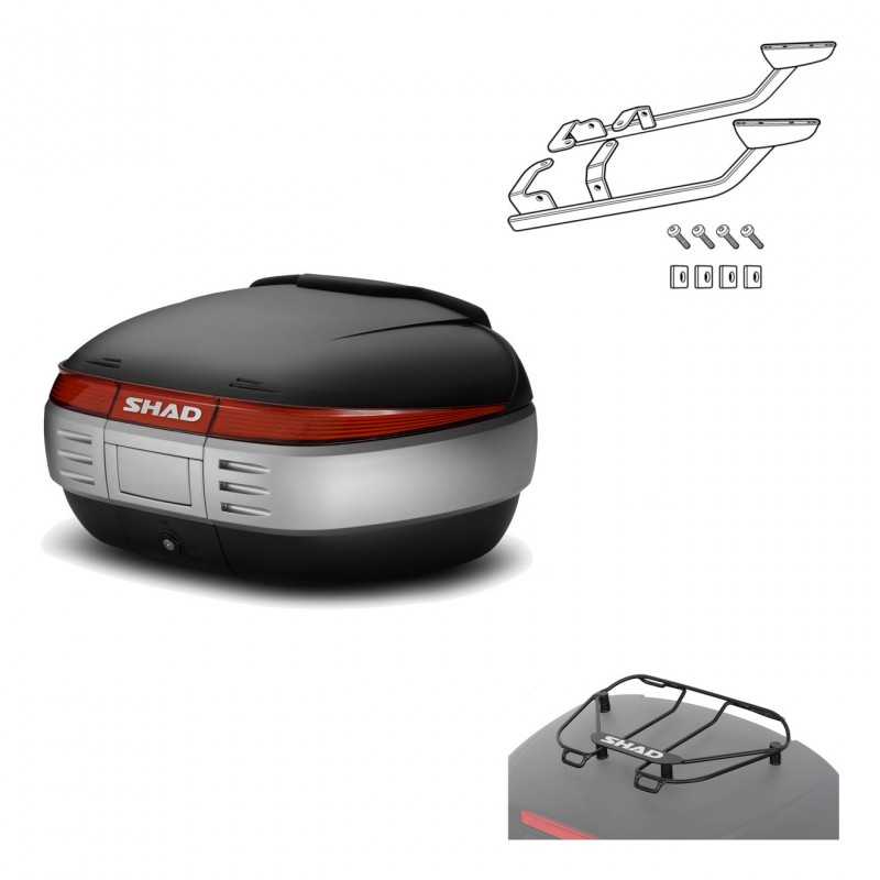 SHAD Baul trasero + herraje montaje parrilla portabultos superior SH50 SH 50 KIT-179441