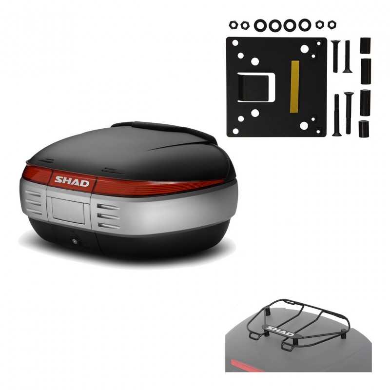 SHAD Baul trasero + herraje montaje parrilla portabultos superior SH50 SH 50 KIT-179400