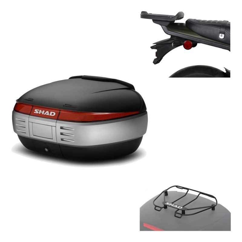 SHAD Baul trasero + herraje montaje parrilla portabultos superior SH50 SH 50 KIT-179600
