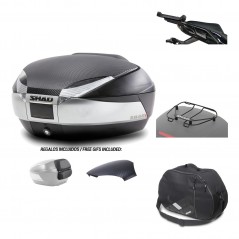 SHAD Baul trasero + herraje montaje accesorios SH48 KIT-180021