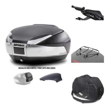SHAD Baul trasero + herraje montaje accesorios SH48 KIT-180021