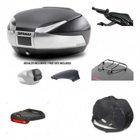 Rear trunk + mounting hardware + accessories  SH48