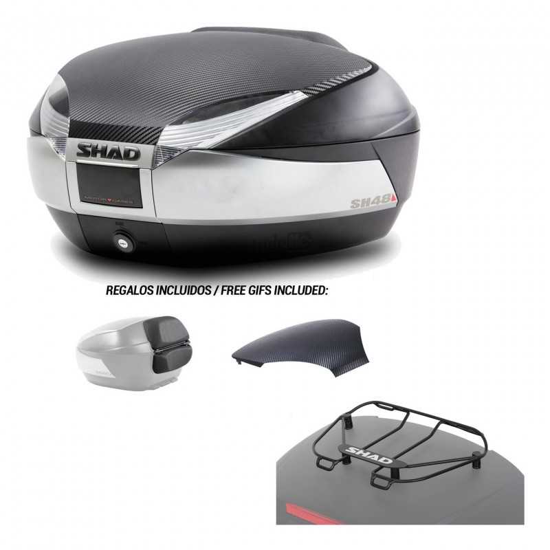 SHAD Baul trasero + parrilla portabultos superior SH48 KIT-179872
