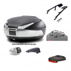 SHAD Baul trasero + herraje montaje accesorios SH48 KIT-180025