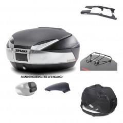 SHAD Baul trasero + herraje montaje accesorios SH48 KIT-179929