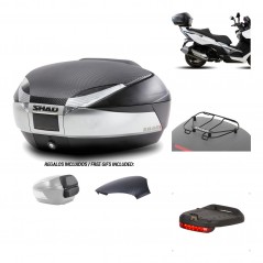 Rear trunk + mounting hardware + accessories  SH48
