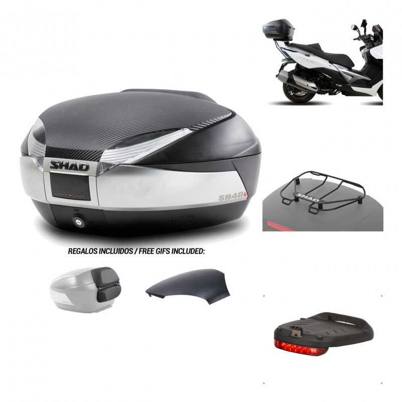 Rear trunk + mounting hardware + accessories  SH48