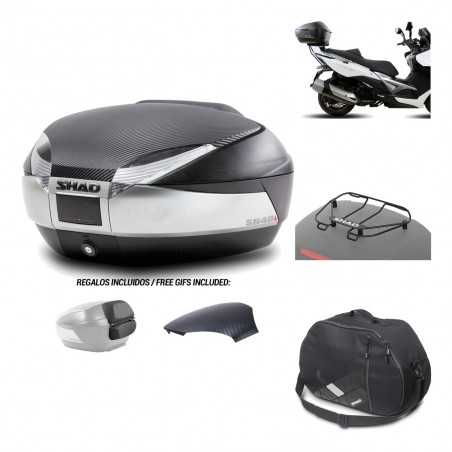 Rear trunk + mounting hardware + accessories  SH48