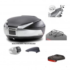 SHAD Baul trasero + herraje montaje accesorios SH48 KIT-179980