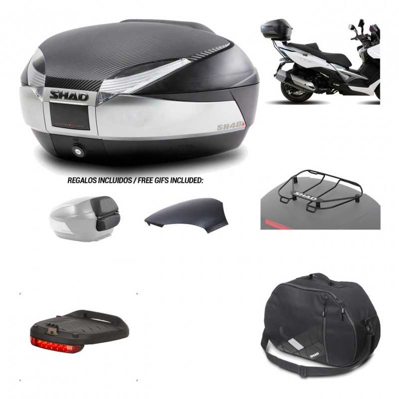 SHAD Baul trasero + herraje montaje accesorios SH48 KIT-180032