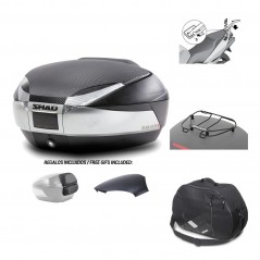 SHAD Baul trasero + herraje montaje accesorios SH48 KIT-179981
