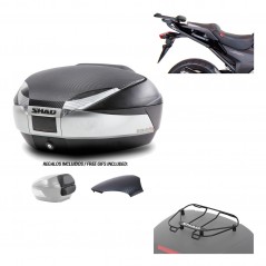 SHAD Baul trasero + herraje montaje parrilla portabultos superior SH48 KIT-179932